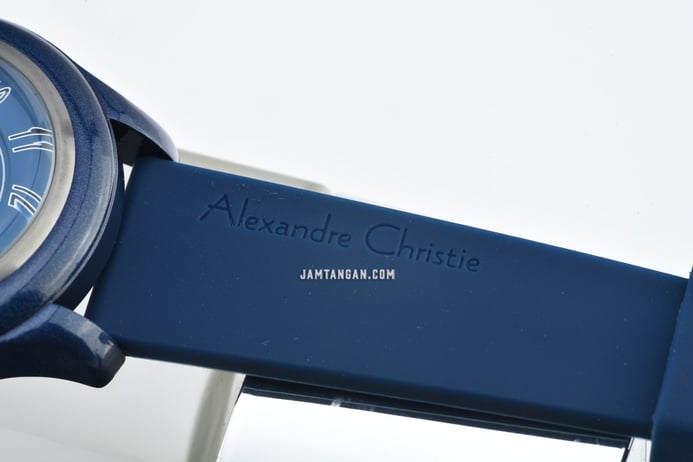 Alexandre Christie Aurora AC 9397 MH RIGBU Men Blue Dial Blue Rubber Strap