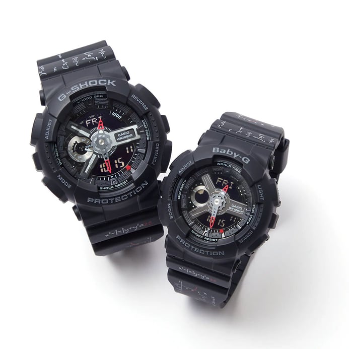 Casio G-Shock Presents Lovers Collection LOV-21A-1AJR Digital-Analog Dial Black Resin Band