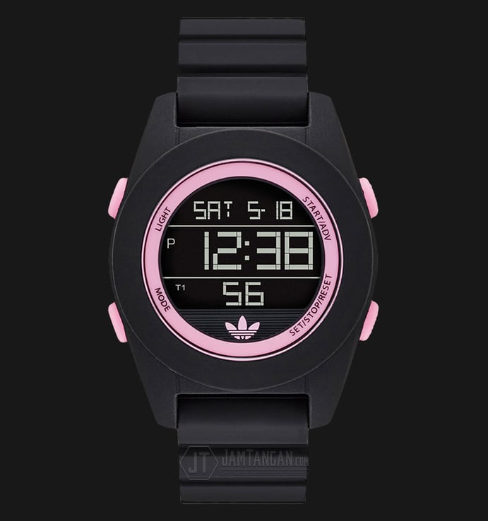 Adidas ADH2986 Questra Digital Watch Black Polyurethane Strap