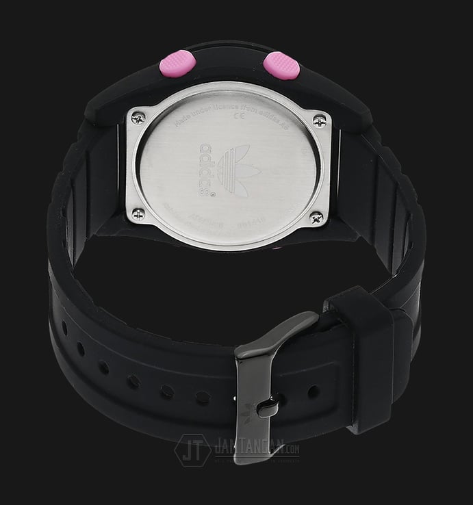 Adidas ADH2986 Questra Digital Watch Black Polyurethane Strap