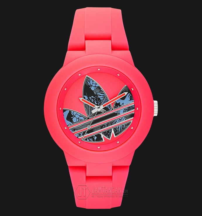 Adidas ADH3017 Aberdeen Red dial Red Rubber Strap