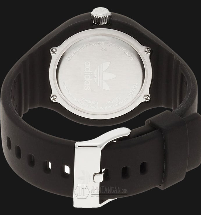 Adidas ADH3059 Ipswich Black Rubber Strap Watch