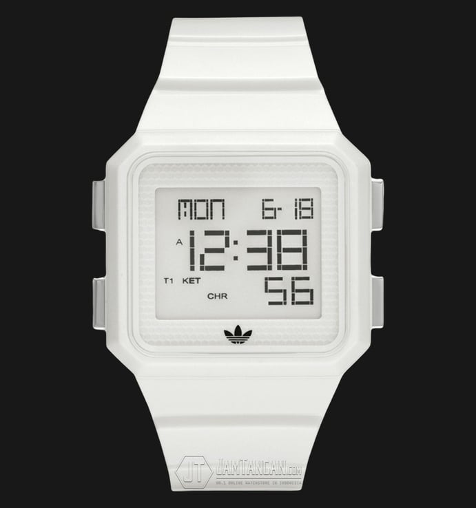 Adidas ADH4056 Peachtree Alarm White Rubber Strap Watch