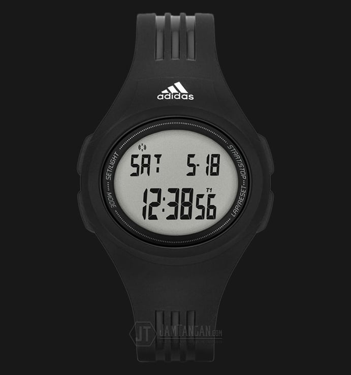 Adidas ADP3159 Uraha Digital Black Rubber Strap Watch