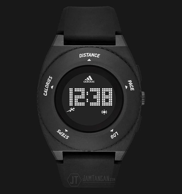 Adidas ADP3198 Runner Digital Black Rubber Strap Watch