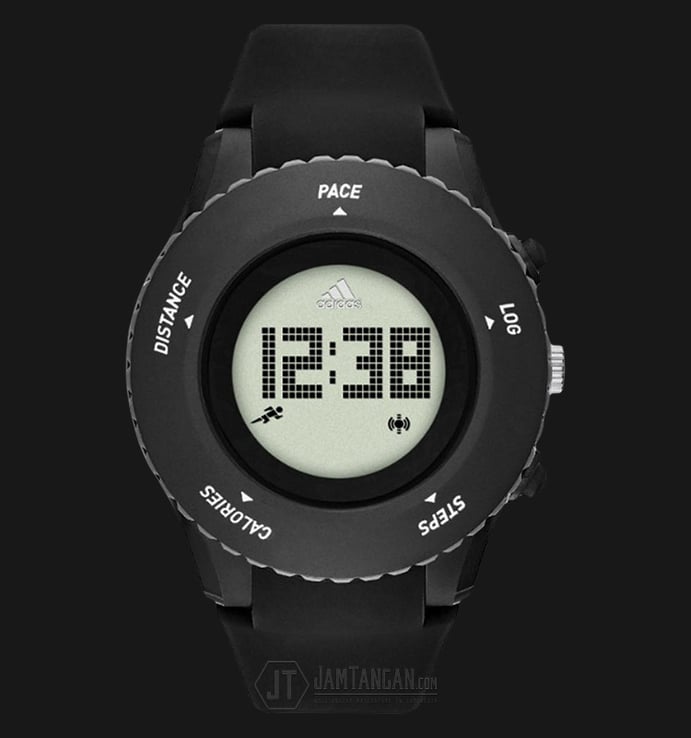 Adidas ADP3203 Sprung Digital Black Rubber Strap Watch