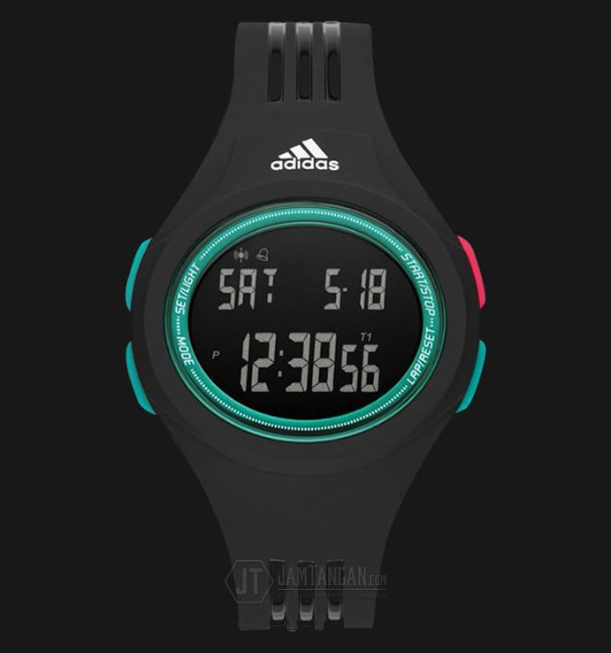 Adidas ADP3229 Uraha Digital Watch Black Polyurethane Strap