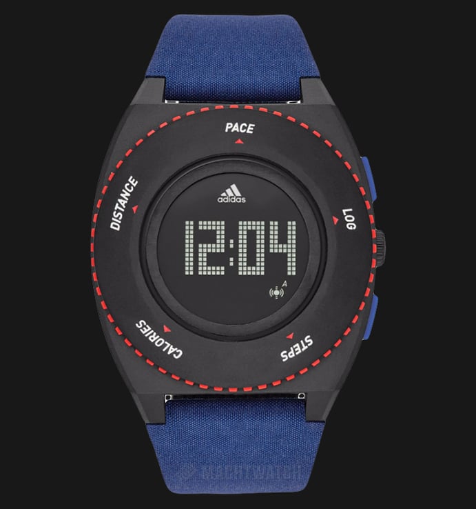 Adidas ADP3274SET Digital Sport Watch Sprung Blue Cloth Strap