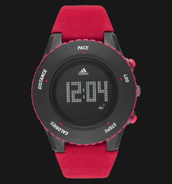 Adidas ADP3278SET Digital Sport Watch Sprung Red Cloth Strap