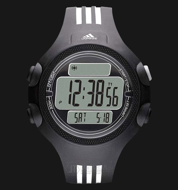 Adidas ADP6081 Digital Analog Watch Black Polyurethane Strap