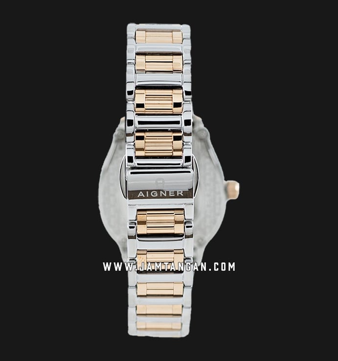 Aigner Vicenza A111213 Ladies Mother Of Pearl Dial Silver Rose Gold Stainless Steel Strap