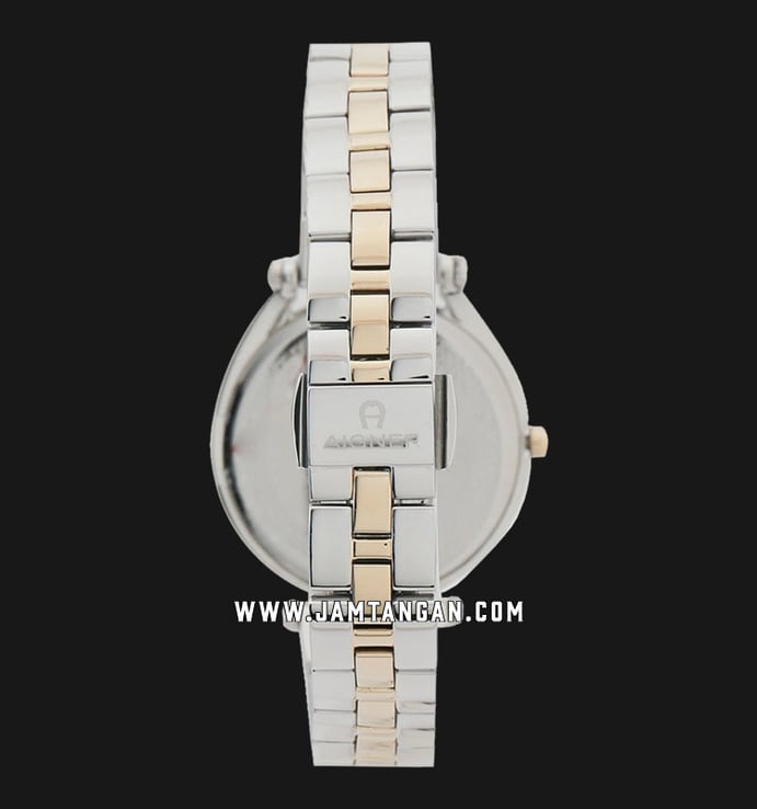 Aigner Magena A121205B Ladies Silver Dial Dual Tone Stainless Steel Strap