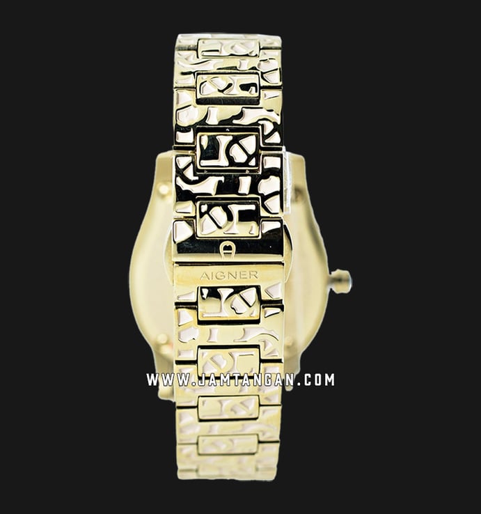 Aigner Faenza A134306 Gold Dial Gold Stainless Steel Strap