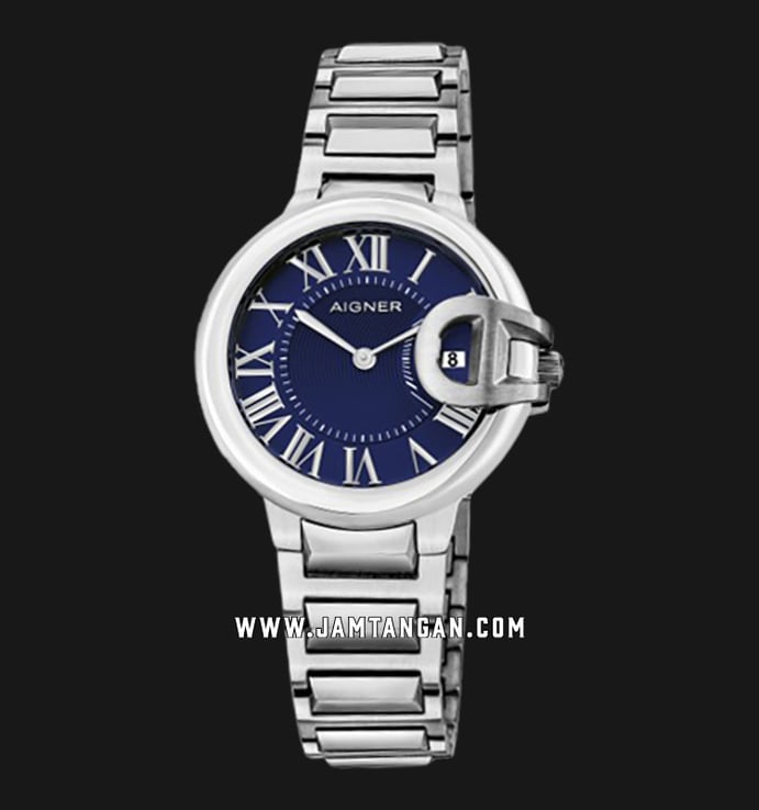 Aigner Classic A152102 Salerno Blue Dial Stainless Steel Strap