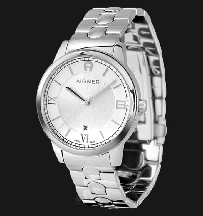 Aigner Monopoli A24048 Men Silver Dial Stainless Steel Strap