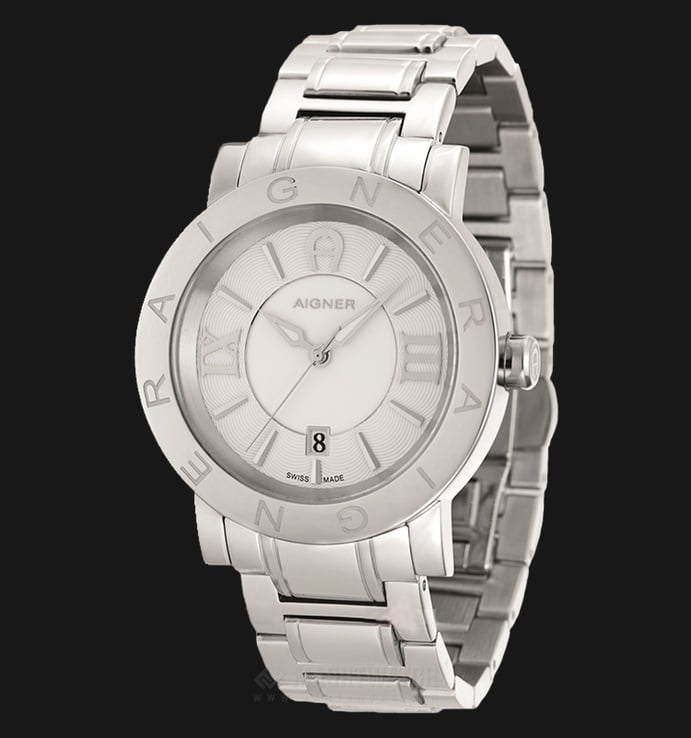 Aigner Cortina A26082 Men Silver Dial Stainless Steel Strap