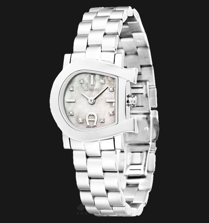 Aigner Genua Due A31631 Ladies Mother of Pearl Dial Stainless Steel
