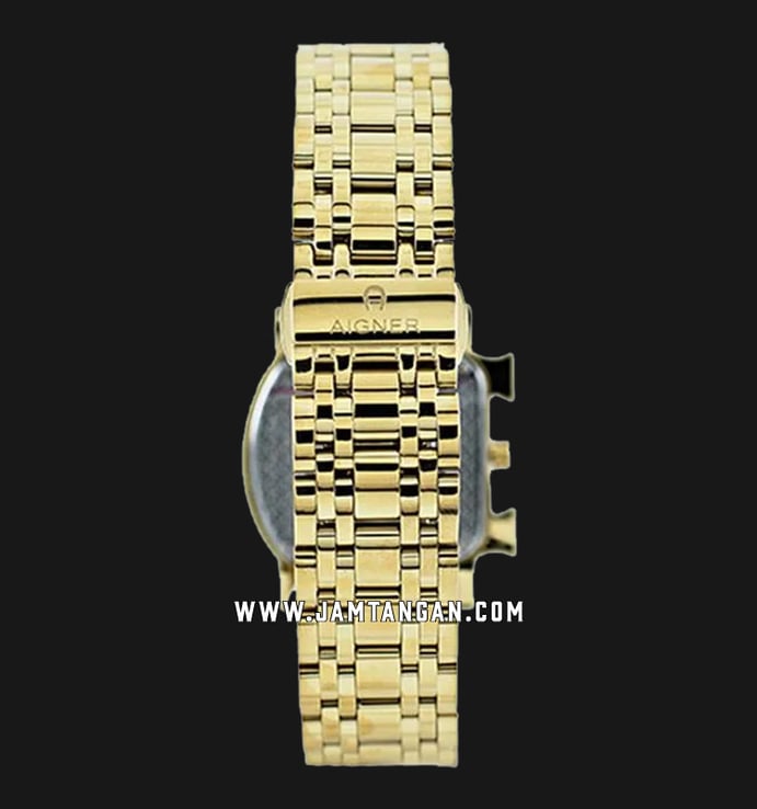 Aigner Genua Due A31654B Ladies Mother Of Pearl Dial Gold Plated Strap