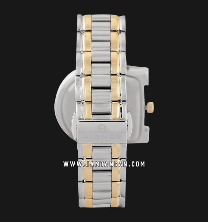 Aigner Arco A34321A Ladies Blue Dial Silver Gold Stainless Steel Strap