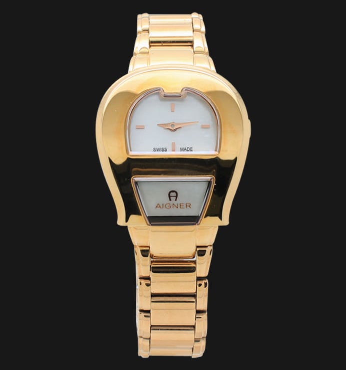 Aigner Venezia Small A39601 Mother of Pearl Dial Rose Gold Stainless Steel