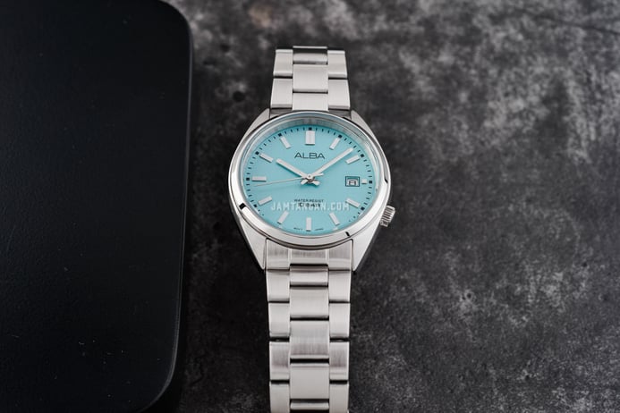 Alba Active AG8M37X1 Mint Gelato Series Tiffany Blue Dial Stainless Steel Strap