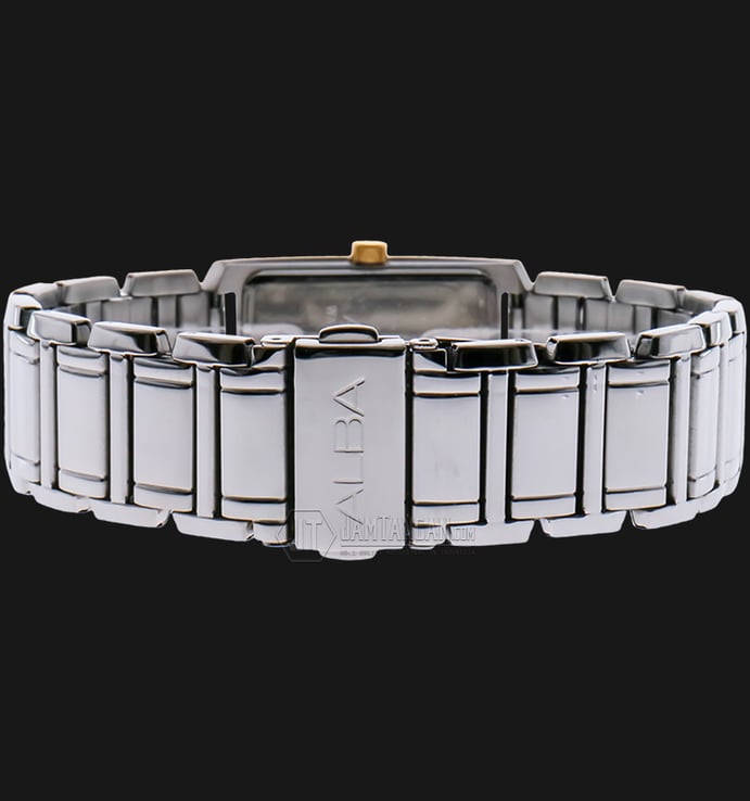 Alba AH7F65X1 White Dial Stainless Steel Bracelet