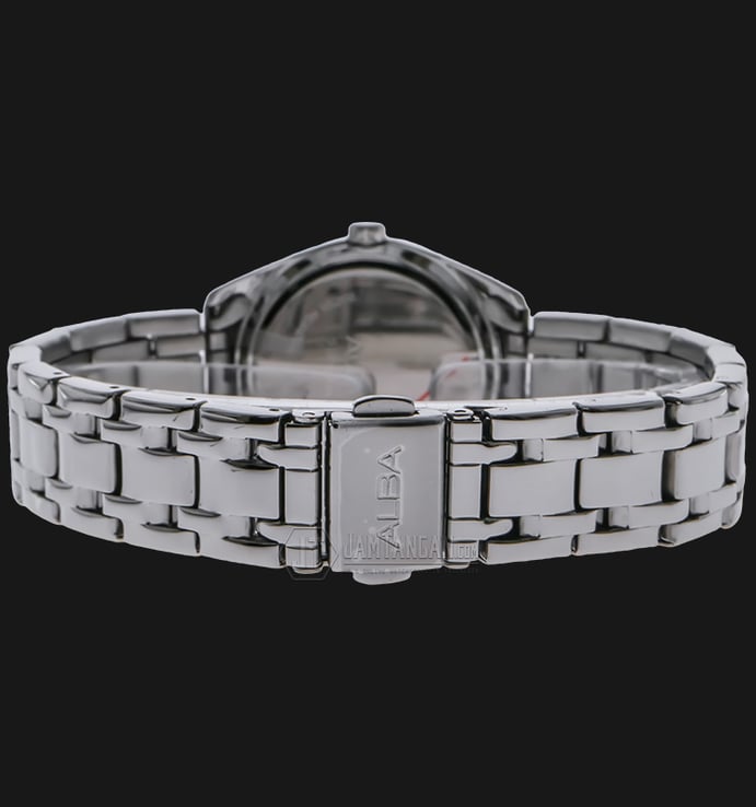 Alba AH7F93X1 White Dial Stainless Steel Bracelet