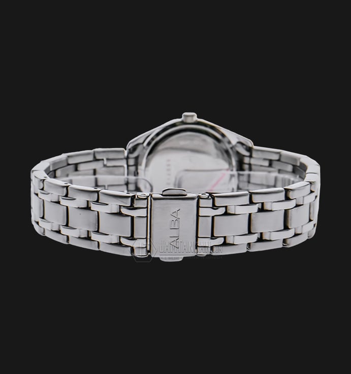 Alba AH7G07X1 Black Dial Stainless Steel Bracelet