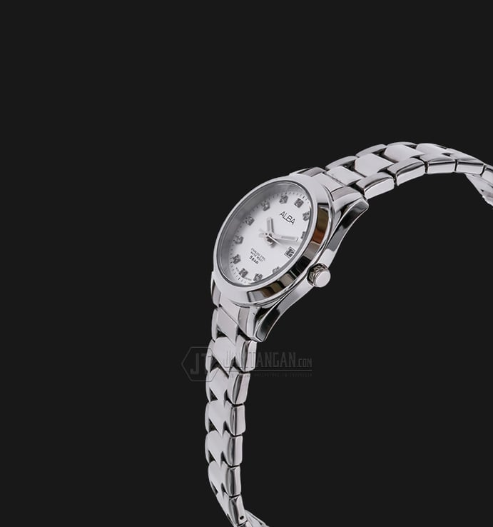 Alba AH7G31X1 White Dial Stainless Steel Bracelet