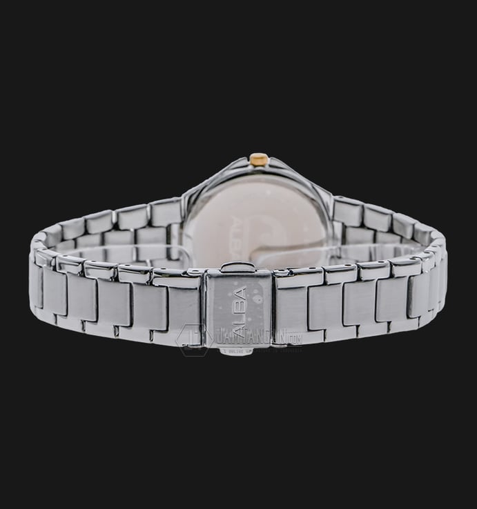 Alba AH7J63X1 White Dial Stainless Steel Bracelet