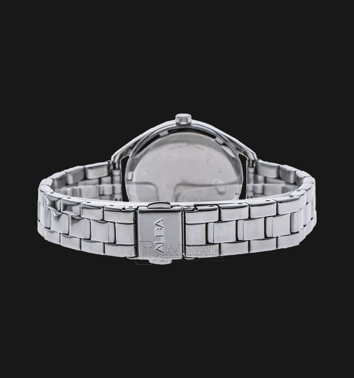 Alba AH7J89X1 White Dial Stainless Steel Bracelet