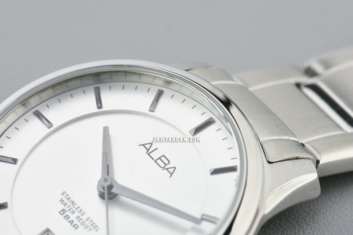 Alba Prestige AH7L79X1 Silver White Dial Stainless Steel