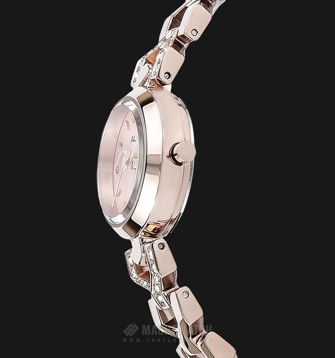Alba AH7M40X1 Ladies Rosegold Dial Stainless Steel Watch