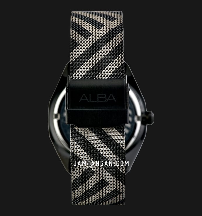 Alba Signa AH7W69X1 Black Pattern Dial Dual Tone Mesh Strap Limited Edition