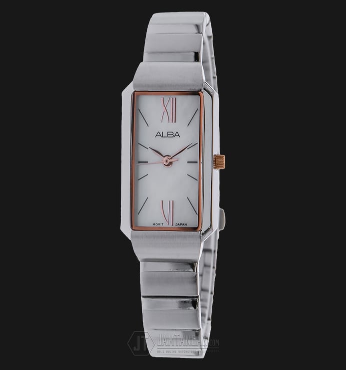 Alba AH8307X1 White Dial Stainless Steel Bracelet