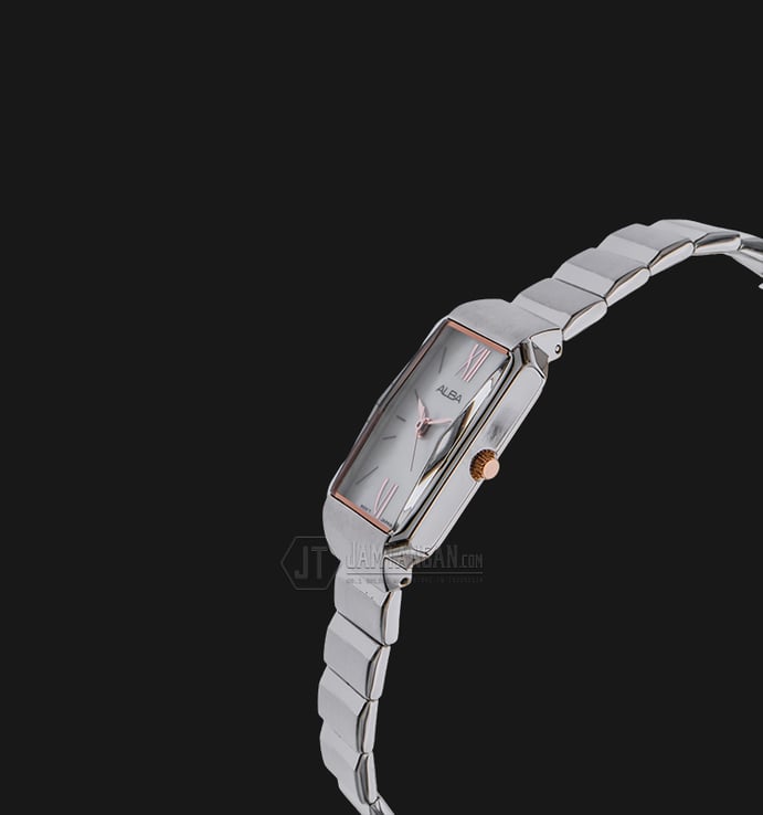 Alba AH8307X1 White Dial Stainless Steel Bracelet