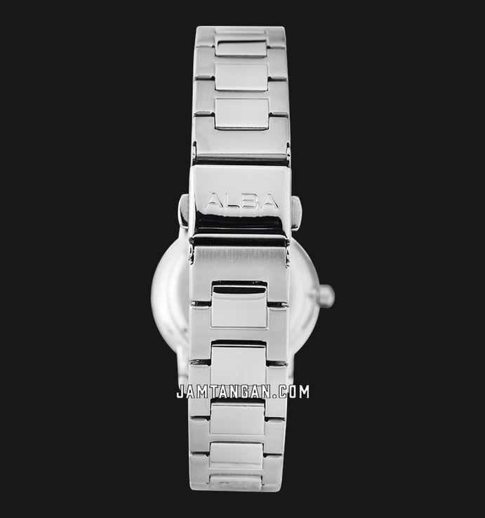 Alba AH8465X1 Ladies Silver White Dial Stainless Steel Band