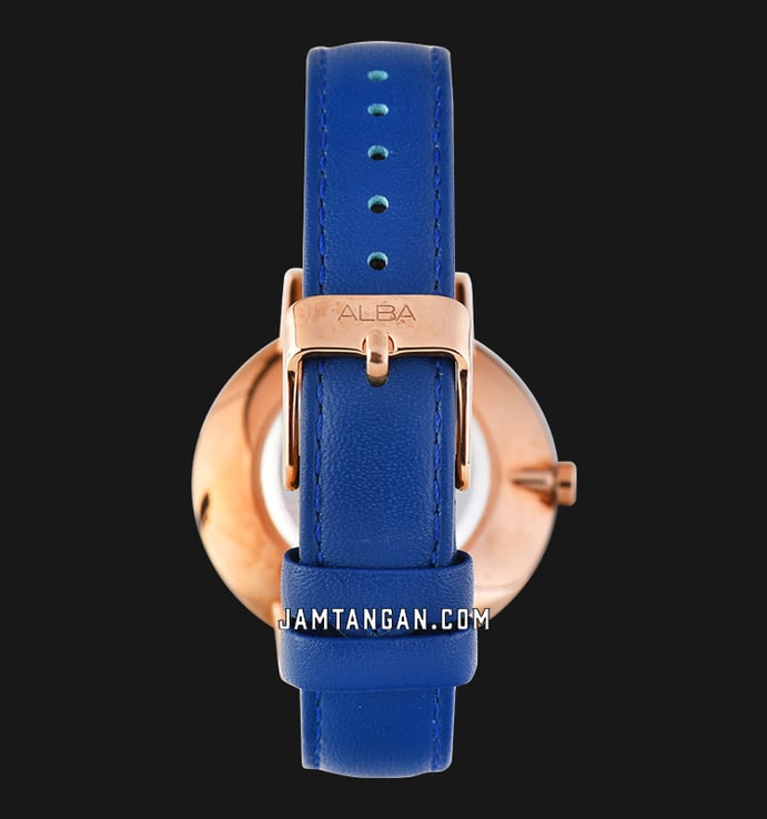 Alba Fashion AH8546X1 Ladies Dark Blue Dial Dark Blue Leather Strap