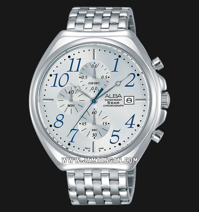 Alba AM3477X1 Silver Dial Stainless Steel 