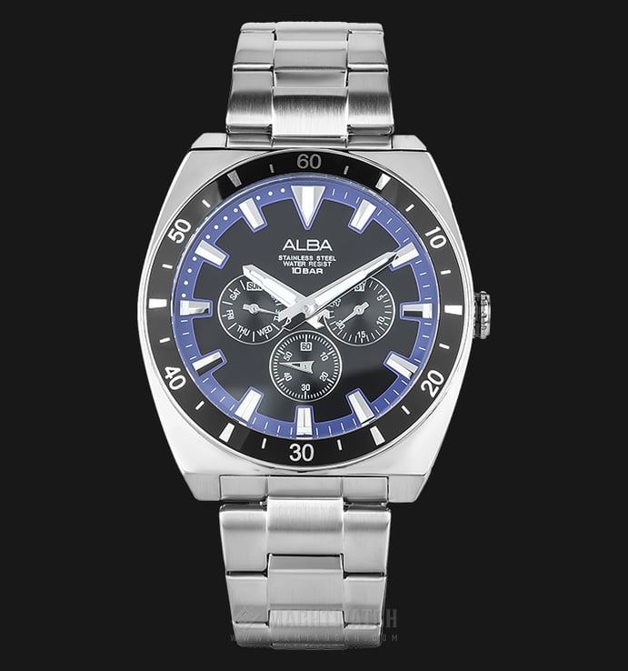 Alba AP6521X1 Man Black Dial Stainless Steel Watch