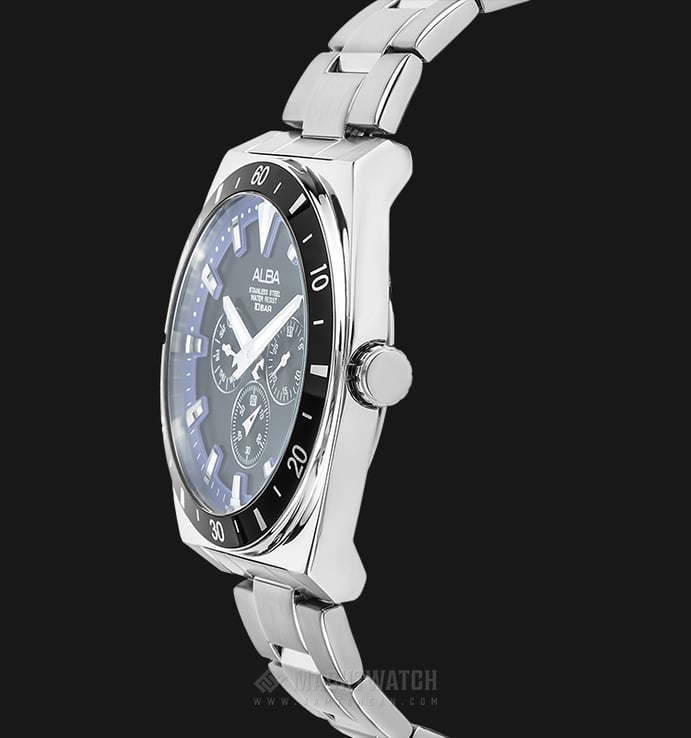 Alba AP6521X1 Man Black Dial Stainless Steel Watch