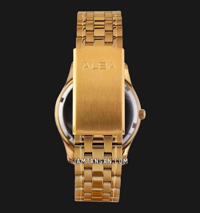 Alba ARSY10X1 Man Gold Dial Gold Tone Stainless Steel Strap
