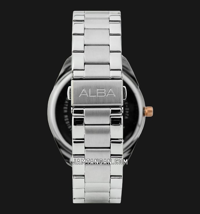 Alba Prestige AS9A65X1 Silver Dial Stainless Steel Strap