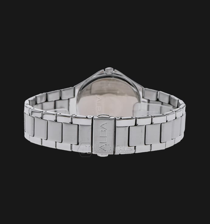 Alba AS9B47X1 White Dial Stainless Steel Bracelet