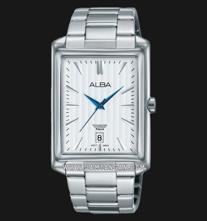 Alba AS9B57X1 White Dial Stainless Steel 