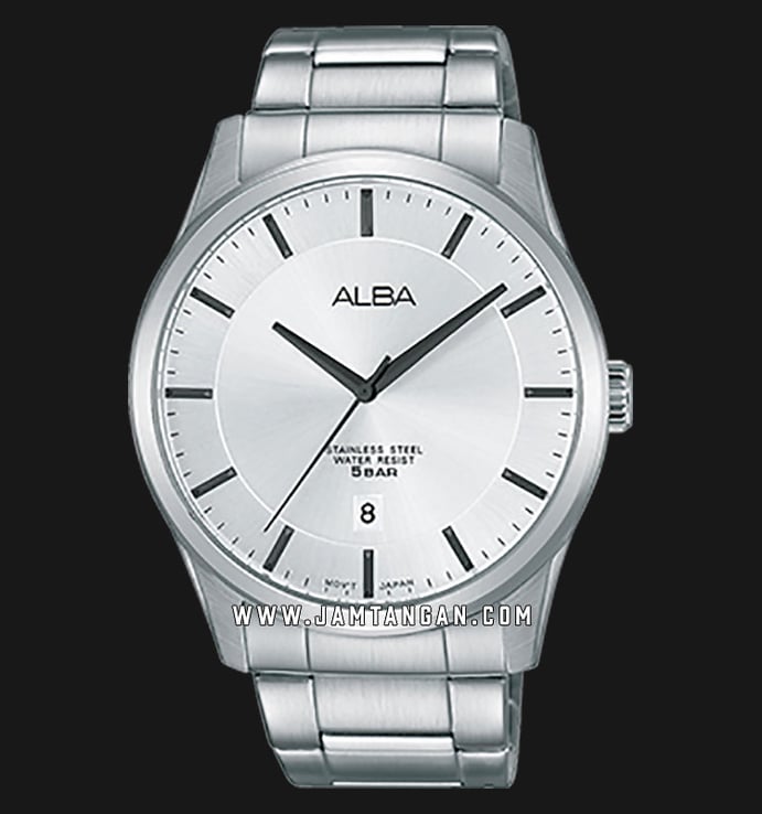 Alba AS9C25X1 Men Silver Dial Stainless Steel 