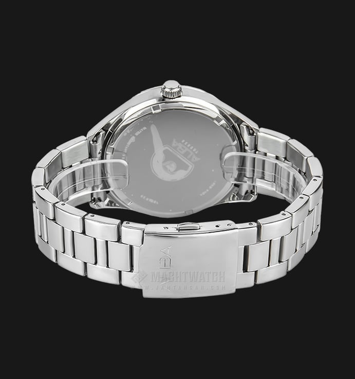 Alba AS9D33X1 Man Black Dial Stainless Steel Watch