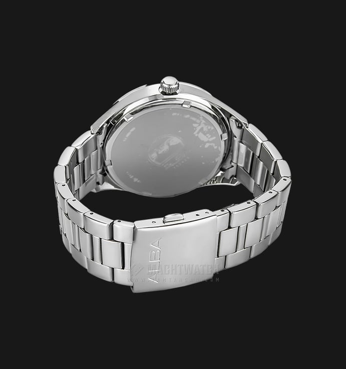 Alba AS9D35X1 Man White Dial Stainless Steel Watch