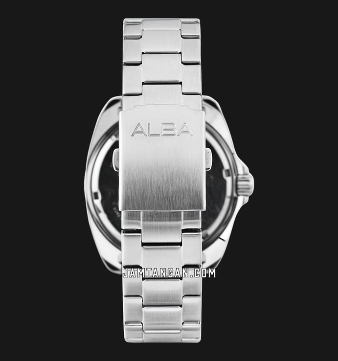 Alba Active AS9M99X1 Men Black Dial Stainless Steel Strap