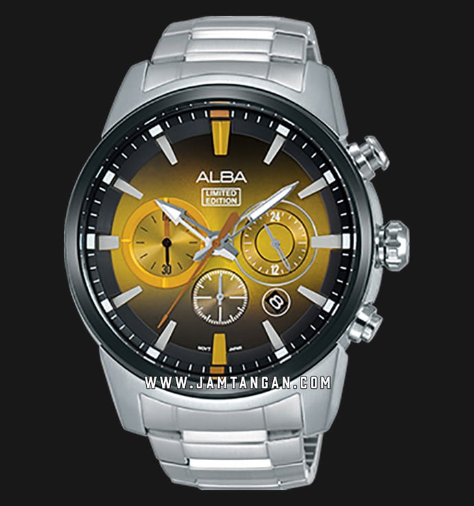 Alba AT3C31X1 Sign A Limited Edition Men Dual Tone Dial Stainless Steel